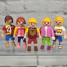 Playmobil Action Figures Lot Of 5 Kids Children Students Boys Girls 2” - $16.82