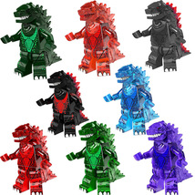 8PCS/SET Godzilla Minifigure Building Blocks Fits Lego Toys Gifts - £13.58 GBP