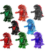 8PCS/SET Godzilla Minifigure Building Blocks Fits Lego Toys Gifts - £13.32 GBP