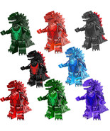 8PCS/SET Godzilla Minifigure Building Blocks Fits Lego Toys Gifts - £13.54 GBP