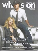 Tim Mcgraw &amp; Faith Hill @ Whats On Las Vegas Magazine Apr 15 28 2013 - £1.55 GBP