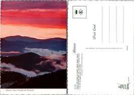 Tennessee Smoky Mountains National Park Clingmans Dome Clouds at Sunset Postcard - £7.39 GBP