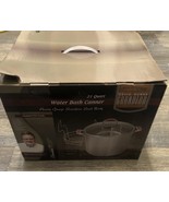 NEW David Burke Grandeur Collection Water Bath Canner 21 Quart Stainless... - $96.04