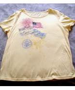 Breckenridge Yellow T Shirt Women Size L  Short Sleeve NWOT - $14.95