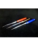 Metal Letter Opener, 3&quot; Classic Brass Blade, Choice of Handle Colors, #L... - $13.60 CAD
