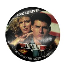 Vintage TOP GUN Pin Showtime The Movie Channel Exclusive Round Pinback B... - $183.76 MXN