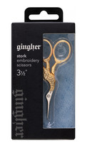 Gingher 3 1/2 Inch Stork Embroidery Scissors - $39.95