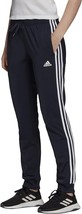 Adidas Essentials Tracksuit Pants Womens XL Tall Blue Warm up Slim Tapered NEW - £23.63 GBP