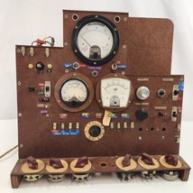 Homemade Ham Radio Electrical Tester w/ Speaker Milliamperes Gauges Armaco Vtg - £113.87 GBP