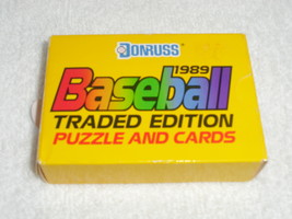 Donruss 1989 Baseball Traded Edition Puzzle and Cards - $4.00