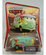 DISNEY PIXAR THE WORLD OF CARS PIT CREW MEMBER FILLMORE VW BUS MOSC - $14.99