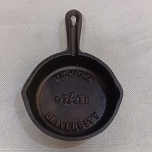 Michigan State Cast Iron Skillet Ashtray BSR Birmingham Stove &amp; Range 4&quot; x 6&quot; - £40.14 GBP