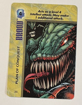 Marvel Overpower 1996 Character  Brood Plan of Conquest - £2.39 GBP