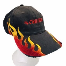Chrysler PT Cruiser Promo Hat Cap w/Embroidered Flames Distressing Bill - £18.88 GBP