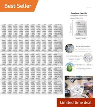 50PCS 5g  Silica Gel Packets - Non-Toxic Moisture Absorbers for Storage - $14.80