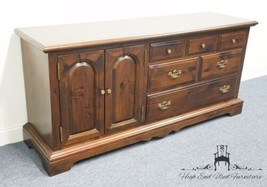 KLING COLONIAL Solid Pine Rustic Americana 72&quot; Nine Drawer Dresser 22-876 - £397.75 GBP