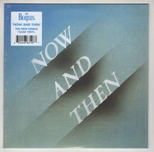 THE BEATLES NOW AND THEN / LOVE ME DO 2023 CRYSTAL CLEAR Single 45 Vinyl... - £47.78 GBP