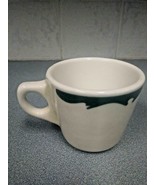 Buffalo China Crest Style Restaurant Ware Diner Coffee Cup Mug / Green o... - £5.71 GBP