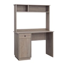Gray Desk with Hutch | Modern Home Office Workstation - $150.99