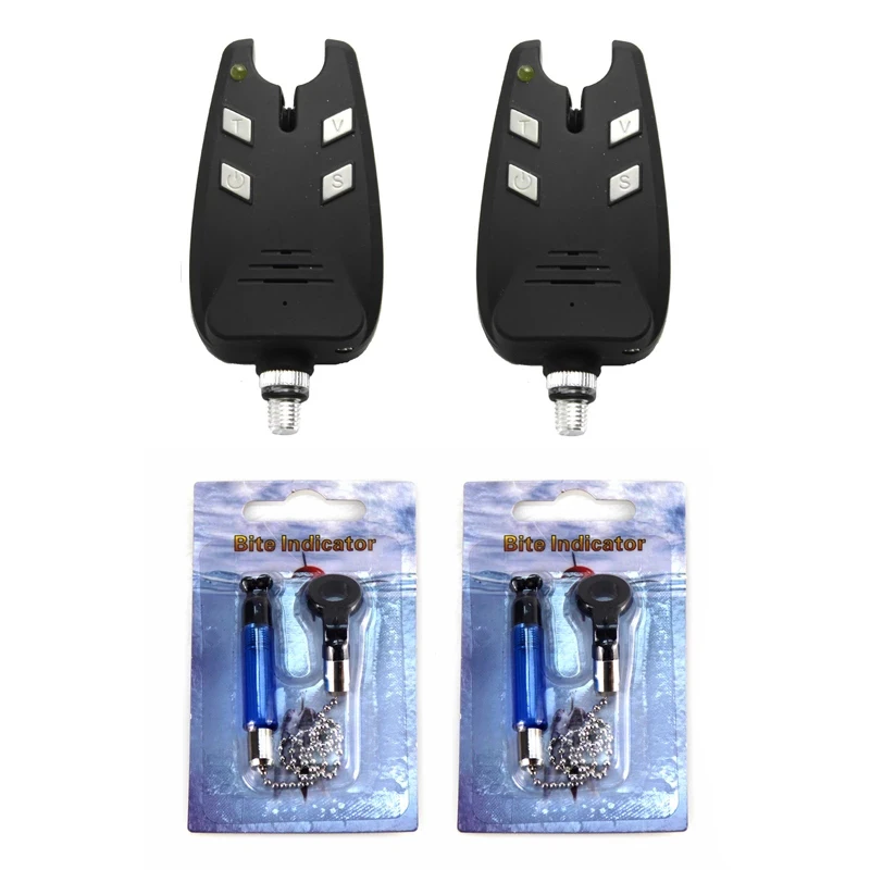 2pcs/3pcs Waterproof Fishing Bite Alarm LED Fishing Rod Indicator Alert Sensitiv - £33.40 GBP