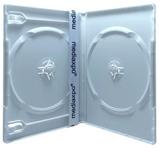 PREMIUM STANDARD Solid White Color Double DVD Cases (100% New Material) - $22.36+