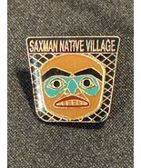 Saxman Native Village Alaska Ketchikan Enamel Souvenir Pin Badge Brooch ... - $185.22 MXN