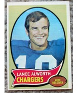 1970 TOPPS FOOTBALL Lance Alworth #240 WIDE RECIEVER San Diego Chargers EX - $132.90 MXN