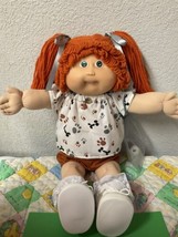 Vintage Cabbage Patch Kid Girl HM #5 Red Hair Green Eyes P Factory 1985 - £156.35 GBP