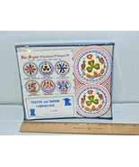 Vintage Pennsylvania Dutch Coaster and Napkin Set Sealed garden Spot gif... - $20.25 CAD