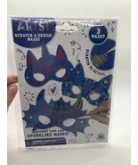 Orb Artsi Scratch &amp; Design 3 Mask Set Kid&#39;s Activity Craft Kit NEW - €9,29 EUR