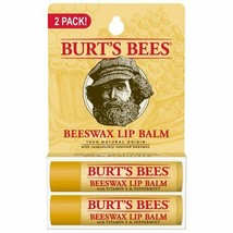 Burts Bees 100% Natural Origin Mint  Moisturizing Lip Balm, Beeswax, 2 C... - $19.79