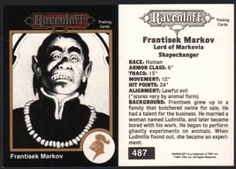 1991 TSR AD&amp;D Gold Border Fantasy Art RPG Card #487 Ravenloft Evil Shapechanger - £5.40 GBP