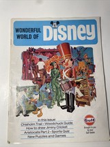 Vintage 1970 Wonderful World Of Walt Disney Gulf Oil  Magazine + Free 1977 Tv Gd - £4.63 GBP