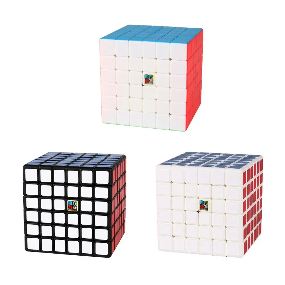 Play Moyu Meilong 4x4 5x5 6x6 7x7 8x8 A Cube Black and Speed Puzzle Stickerle Mo - £24.42 GBP