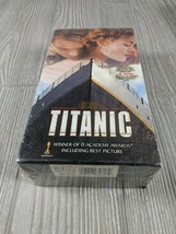 1998 Titanic VHS 2-Tape Set New Sealed- Kate Winslet Leonardo DiCaprio - £7.77 GBP