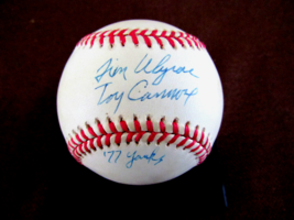 Jimmy Wynn Toy Cannon 1977 Wsc Ny Yankees Signed Auto Vintage Oal Baseball Jsa - £118.32 GBP