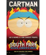 South Park Cartman 1999 Bigger Longer Uncut Original Bus Shelter Movie P... - $500.00
