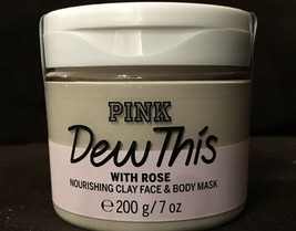 New Sealed Victorias Secret / Pink Clay Face And Body Mask Dew - £12.03 GBP