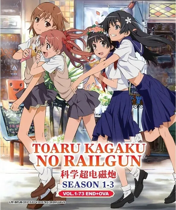 Anime DVD A Certain Scientific Railgun TV Series Season 1-3 Vol.1-73 End... - £45.03 GBP