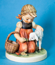 MI Hummel Favorite Pet Figurine #361 TMK-6 1960 4.5&quot; Girl Lamb Goebel W ... - €47,01 EUR