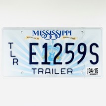 2015 United States Mississippi America&#39;s Music Trailer License Plate E1269S - £13.15 GBP
