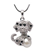 Dog Necklace for Women Pendant Silvertone Fashion Jewelry Pet Lover Gift... - $8.99