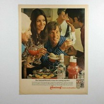 Vtg Smirnoff Vodka Leaves you Breathless A Time for Coming Together Print Ad - $13.37
