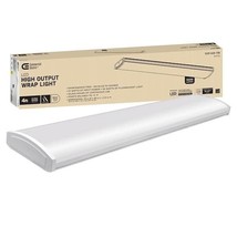 Commercial Electric 4 ft. 5200 Lumens LED Wraparound Light Garage Shop L... - $87.11