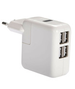 Mobile EU Smartphone Charger &amp; Tablet Charger with 4 USB Ports Fast Char... - £17.09 GBP