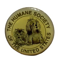 VINTAGE The Humane Society Of The United States Lapel Hat Pin Pinback Enamel Pin - £12.04 GBP