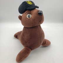 San Diego Padres Plush Sea Lion Mascot Factory 2022 Brown Hat Stuffed Toy - £10.08 GBP