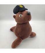 SAN DIEGO PADRES Plush Sea Lion Mascot Factory 2022 Brown Hat Stuffed Toy - £10.01 GBP