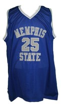Penny Hardaway College Basketball Jersey Sewn Blue Any Size image 4