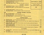 Sheepherder&#39;s Inn Luncheon Menu Folsom Ave Rancho Cordova California 1980&#39;s - $27.72